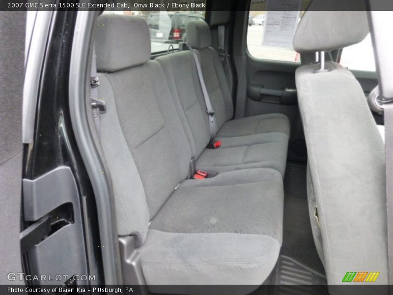 Onyx Black / Ebony Black 2007 GMC Sierra 1500 SLE Extended Cab