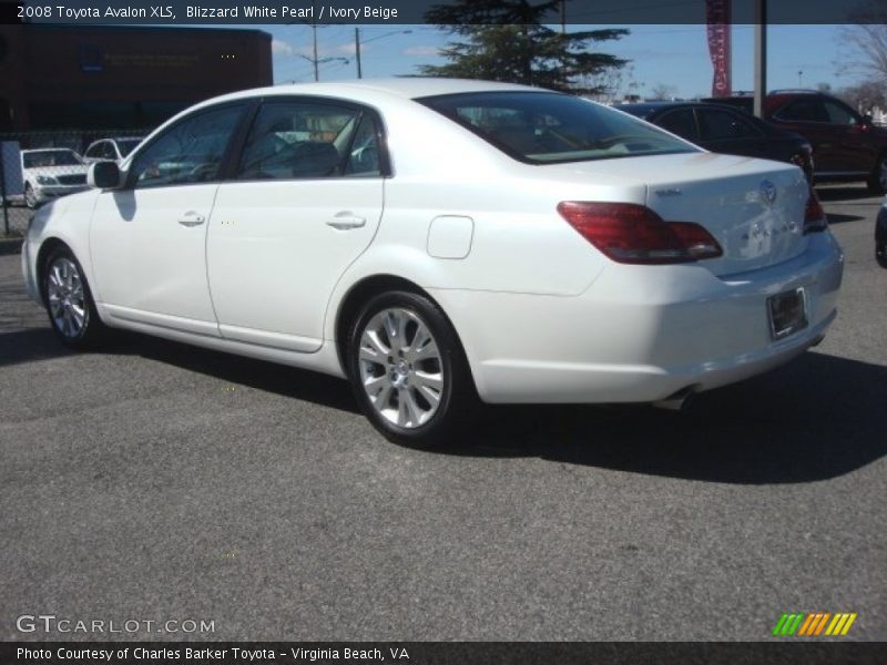 Blizzard White Pearl / Ivory Beige 2008 Toyota Avalon XLS