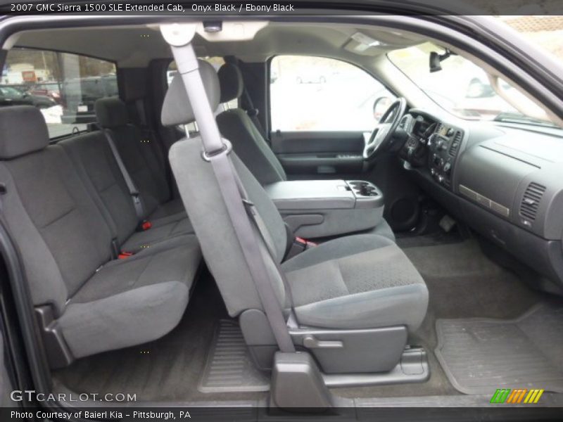Onyx Black / Ebony Black 2007 GMC Sierra 1500 SLE Extended Cab