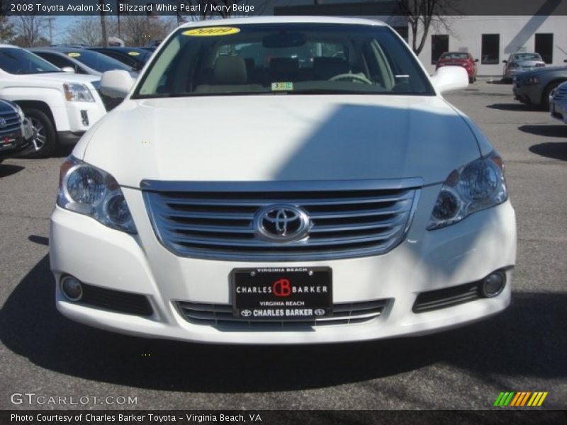 Blizzard White Pearl / Ivory Beige 2008 Toyota Avalon XLS