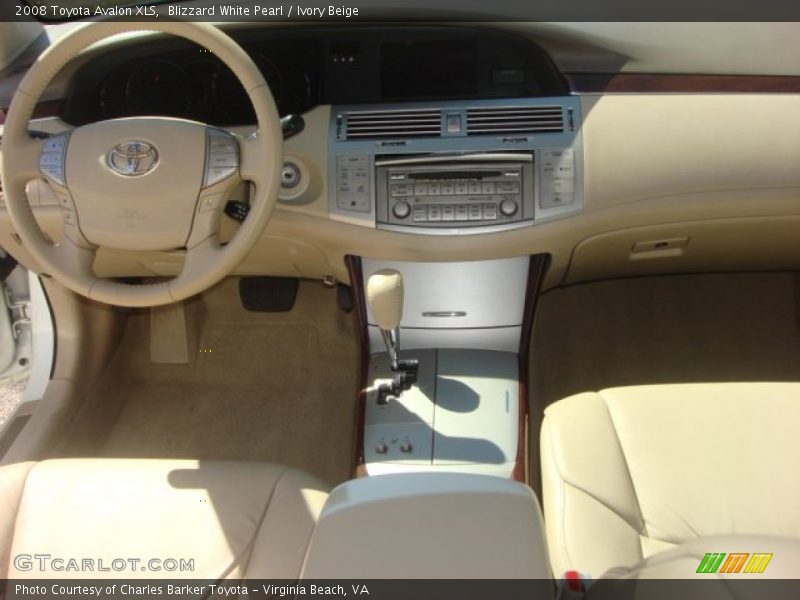 Blizzard White Pearl / Ivory Beige 2008 Toyota Avalon XLS