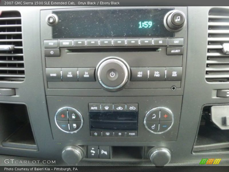 Onyx Black / Ebony Black 2007 GMC Sierra 1500 SLE Extended Cab