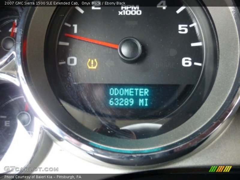 Onyx Black / Ebony Black 2007 GMC Sierra 1500 SLE Extended Cab