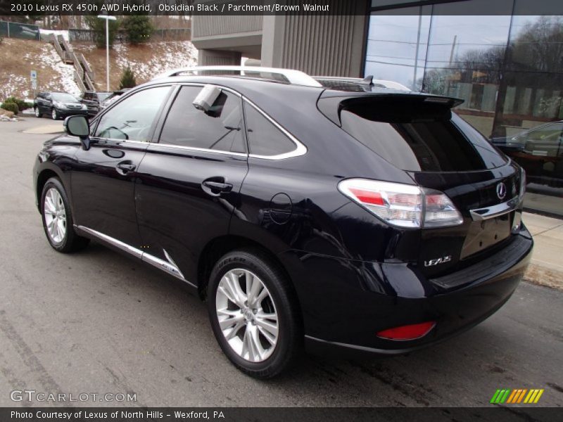 Obsidian Black / Parchment/Brown Walnut 2010 Lexus RX 450h AWD Hybrid