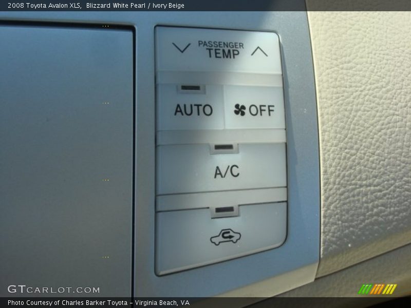 Blizzard White Pearl / Ivory Beige 2008 Toyota Avalon XLS
