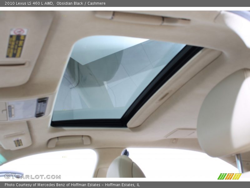 Obsidian Black / Cashmere 2010 Lexus LS 460 L AWD