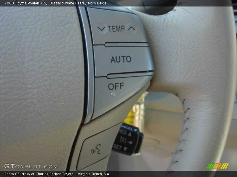 Blizzard White Pearl / Ivory Beige 2008 Toyota Avalon XLS