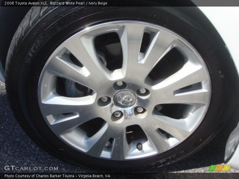 Blizzard White Pearl / Ivory Beige 2008 Toyota Avalon XLS