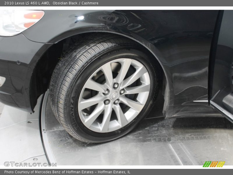Obsidian Black / Cashmere 2010 Lexus LS 460 L AWD