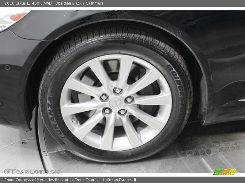 Obsidian Black / Cashmere 2010 Lexus LS 460 L AWD