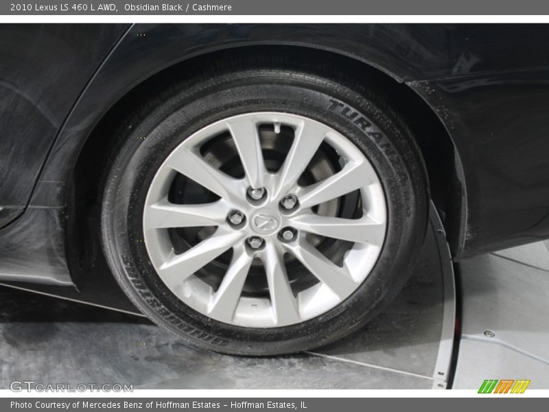 Obsidian Black / Cashmere 2010 Lexus LS 460 L AWD