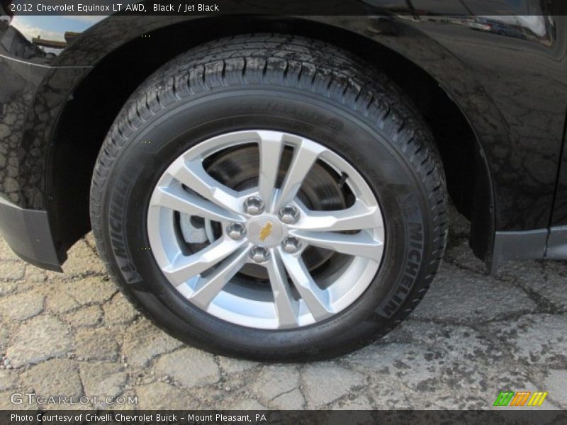 Black / Jet Black 2012 Chevrolet Equinox LT AWD