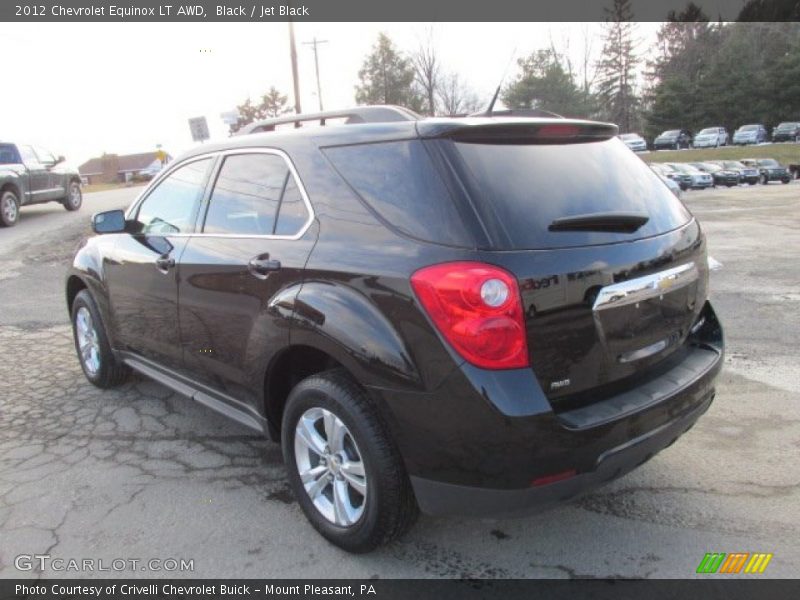 Black / Jet Black 2012 Chevrolet Equinox LT AWD