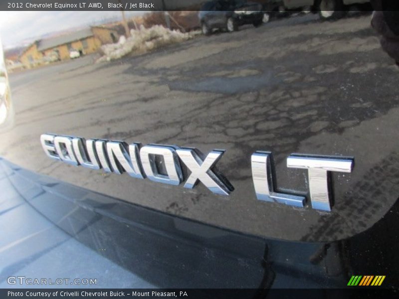 Black / Jet Black 2012 Chevrolet Equinox LT AWD