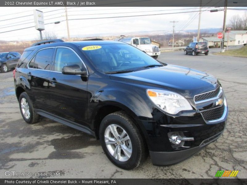 Black / Jet Black 2012 Chevrolet Equinox LT AWD