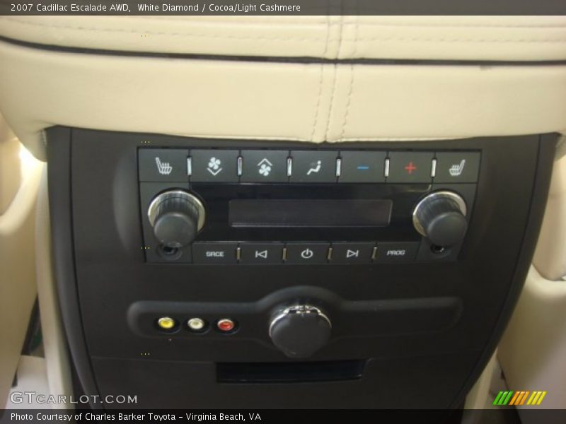 White Diamond / Cocoa/Light Cashmere 2007 Cadillac Escalade AWD