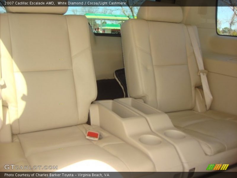 White Diamond / Cocoa/Light Cashmere 2007 Cadillac Escalade AWD