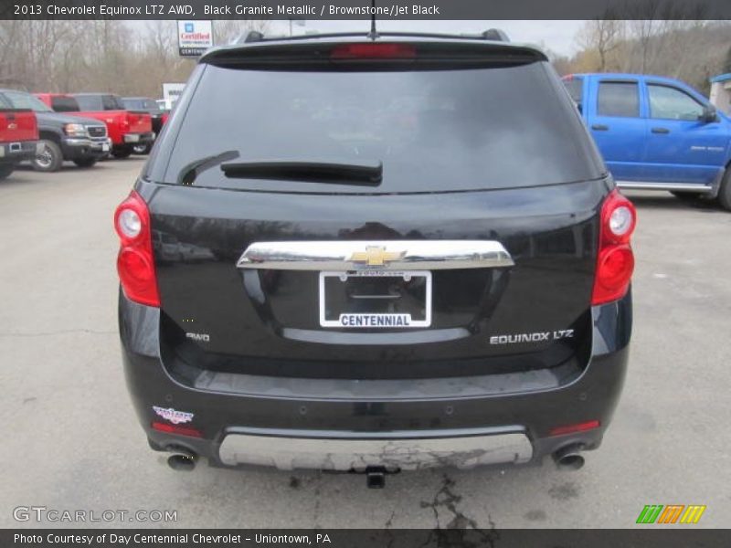 Black Granite Metallic / Brownstone/Jet Black 2013 Chevrolet Equinox LTZ AWD