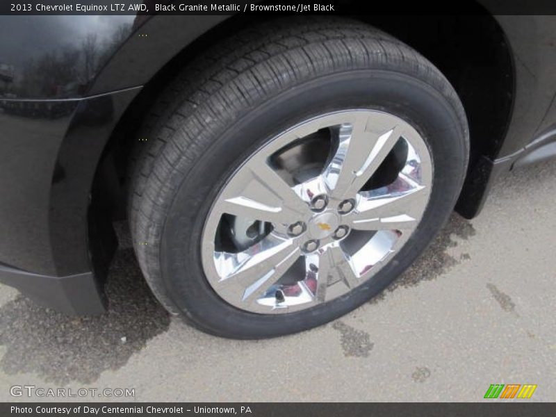 Black Granite Metallic / Brownstone/Jet Black 2013 Chevrolet Equinox LTZ AWD