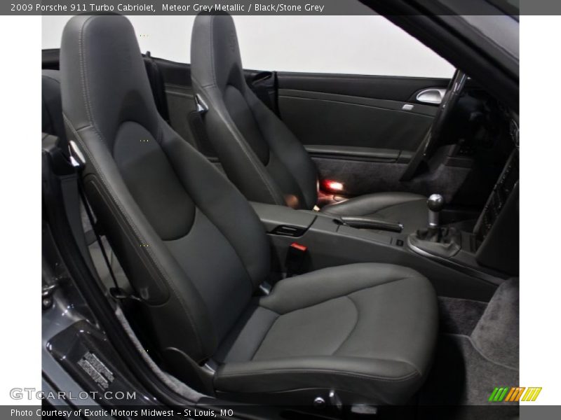 Front Seat of 2009 911 Turbo Cabriolet