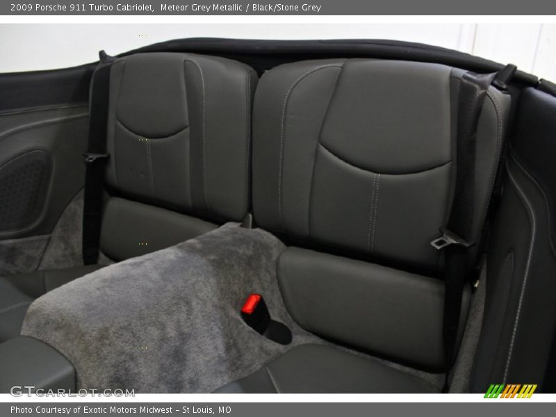Rear Seat of 2009 911 Turbo Cabriolet