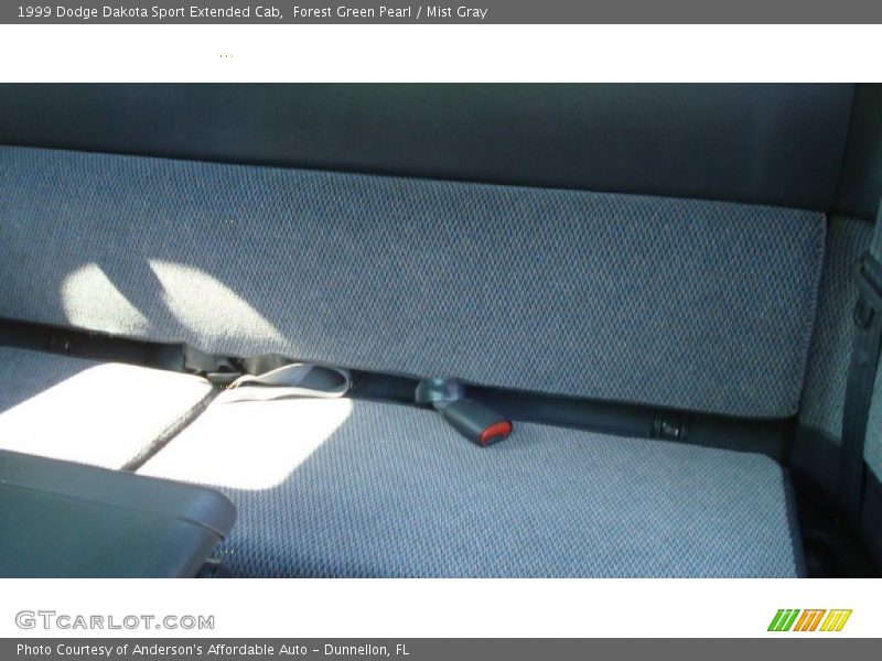 Forest Green Pearl / Mist Gray 1999 Dodge Dakota Sport Extended Cab