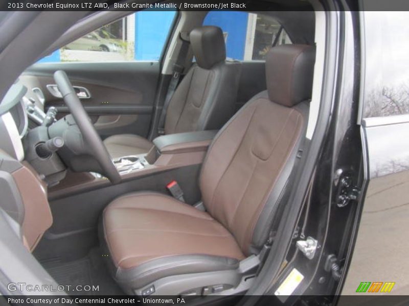 Black Granite Metallic / Brownstone/Jet Black 2013 Chevrolet Equinox LTZ AWD