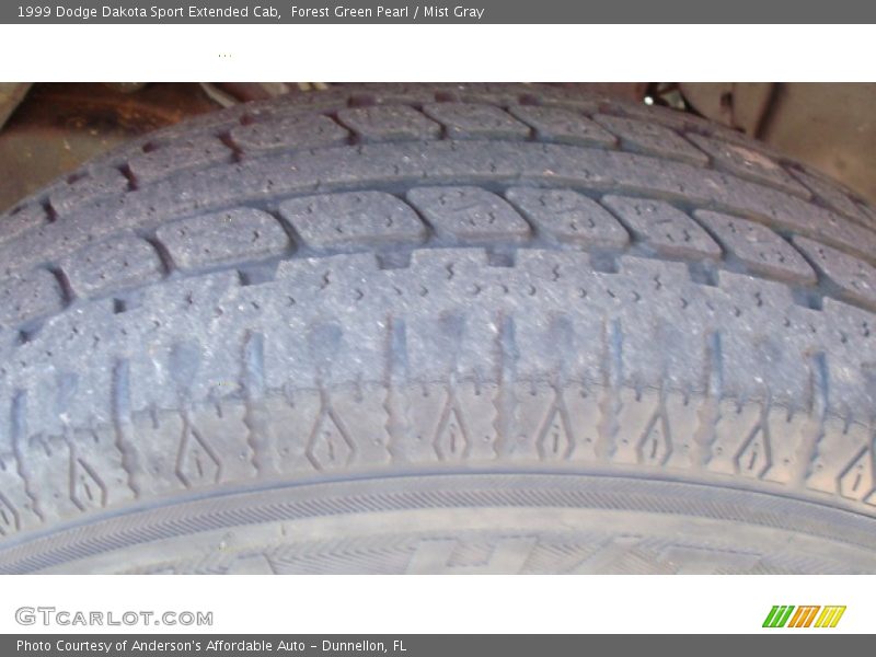 Forest Green Pearl / Mist Gray 1999 Dodge Dakota Sport Extended Cab