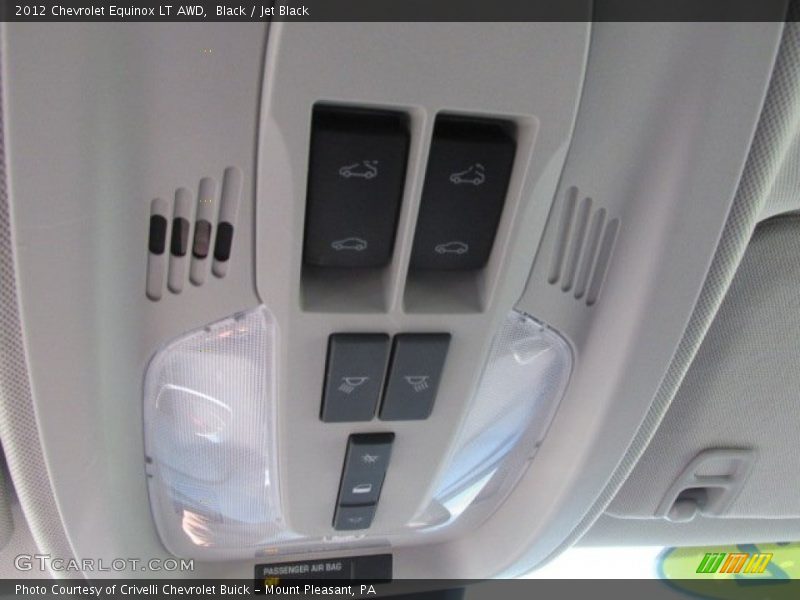 Black / Jet Black 2012 Chevrolet Equinox LT AWD
