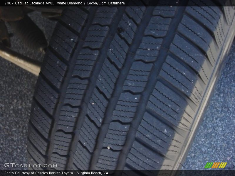White Diamond / Cocoa/Light Cashmere 2007 Cadillac Escalade AWD