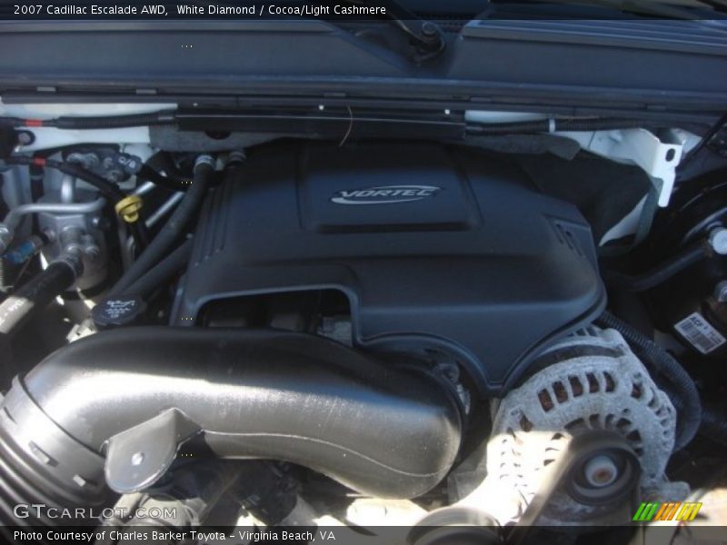 White Diamond / Cocoa/Light Cashmere 2007 Cadillac Escalade AWD