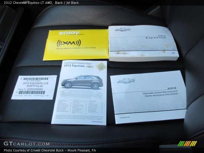 Black / Jet Black 2012 Chevrolet Equinox LT AWD