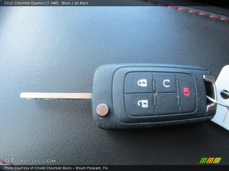 Black / Jet Black 2012 Chevrolet Equinox LT AWD