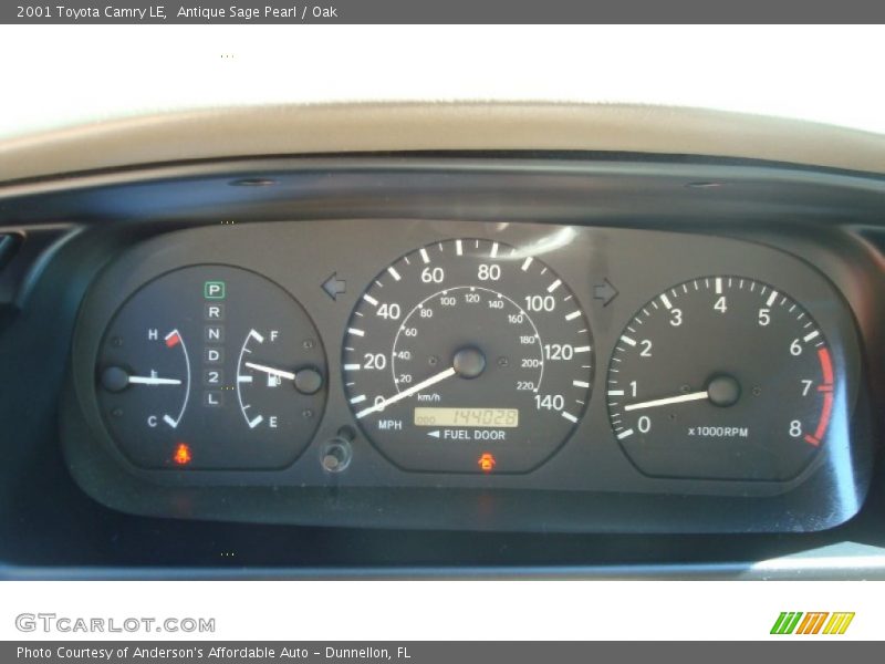  2001 Camry LE LE Gauges