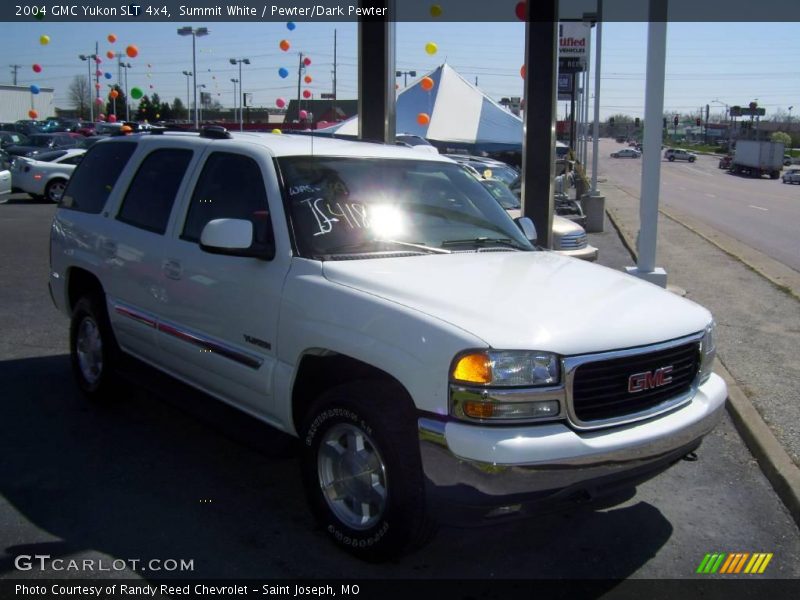 Summit White / Pewter/Dark Pewter 2004 GMC Yukon SLT 4x4