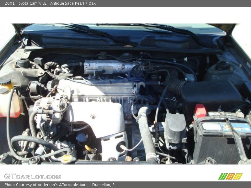Antique Sage Pearl / Oak 2001 Toyota Camry LE