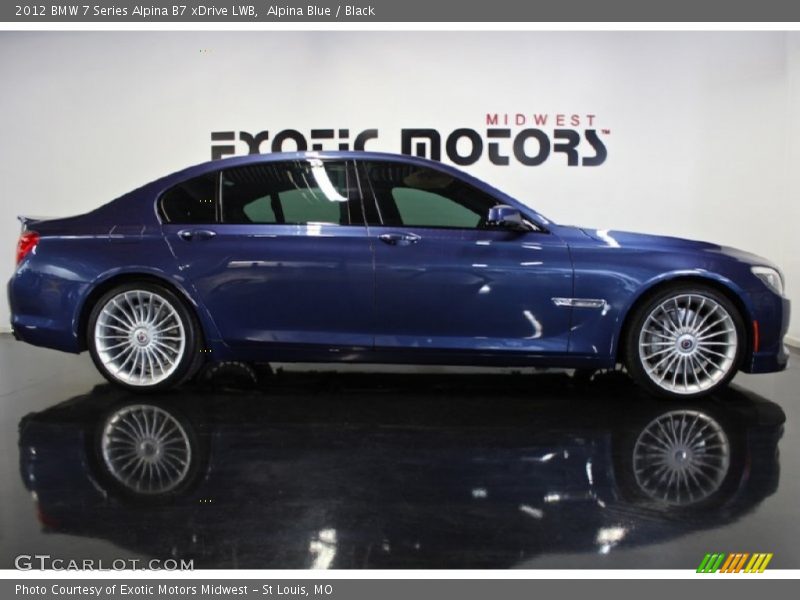 Alpina Blue / Black 2012 BMW 7 Series Alpina B7 xDrive LWB