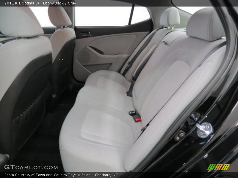 Ebony Black / Gray 2011 Kia Optima LX