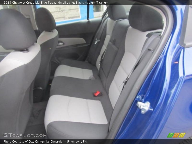 Blue Topaz Metallic / Jet Black/Medium Titanium 2013 Chevrolet Cruze LS