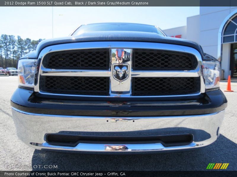 Black / Dark Slate Gray/Medium Graystone 2012 Dodge Ram 1500 SLT Quad Cab