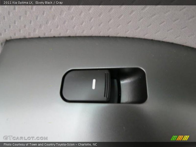 Ebony Black / Gray 2011 Kia Optima LX