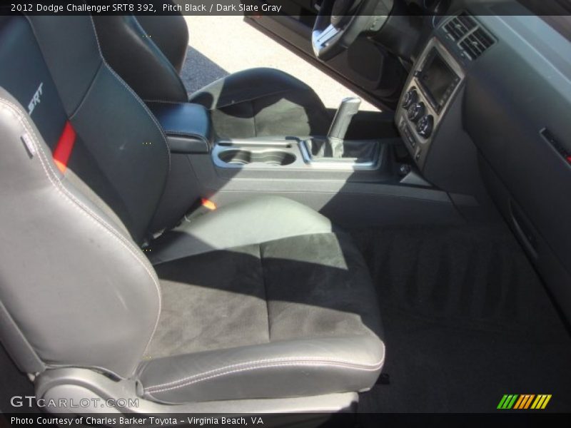 Pitch Black / Dark Slate Gray 2012 Dodge Challenger SRT8 392