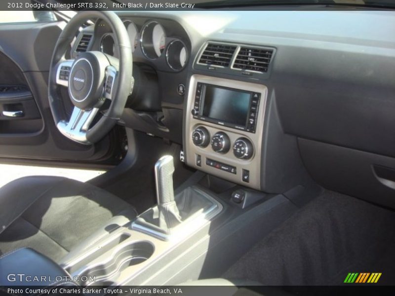 Pitch Black / Dark Slate Gray 2012 Dodge Challenger SRT8 392