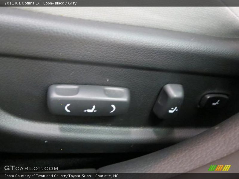 Ebony Black / Gray 2011 Kia Optima LX