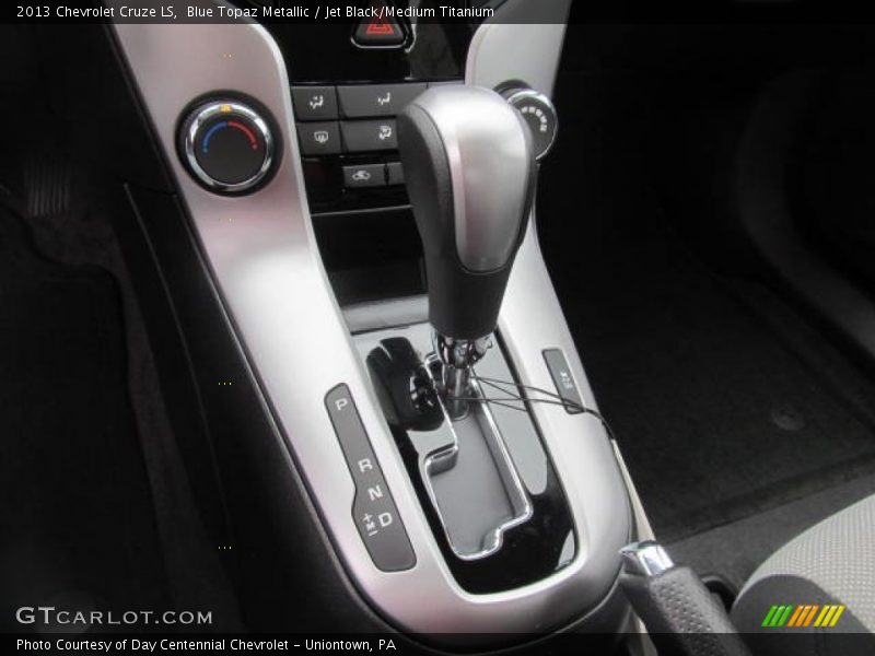 Blue Topaz Metallic / Jet Black/Medium Titanium 2013 Chevrolet Cruze LS