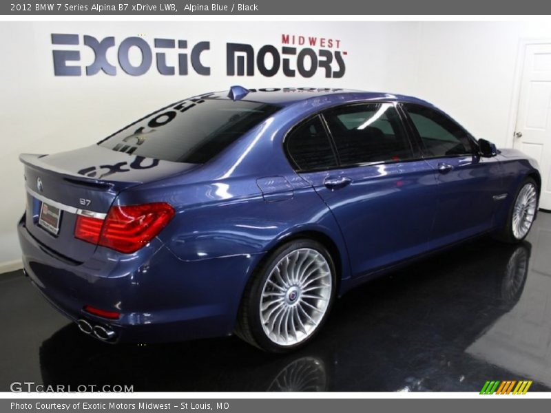 Alpina Blue / Black 2012 BMW 7 Series Alpina B7 xDrive LWB