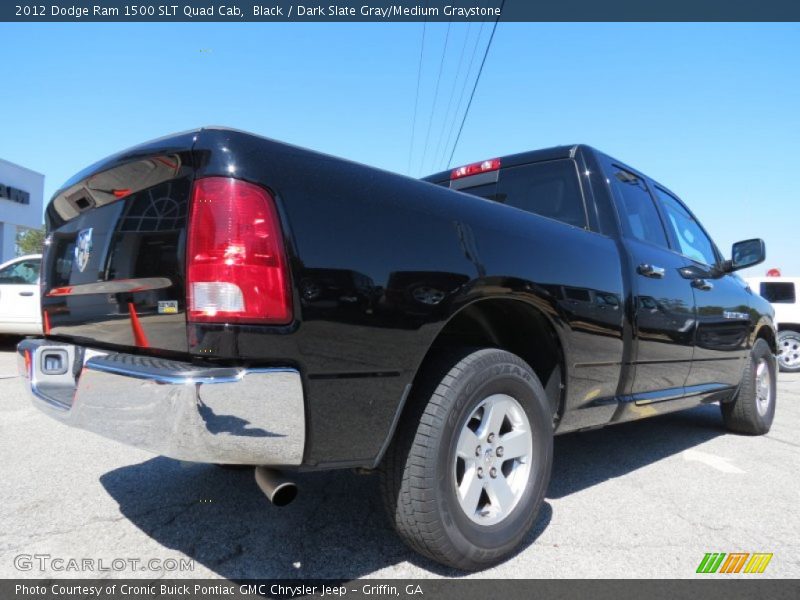Black / Dark Slate Gray/Medium Graystone 2012 Dodge Ram 1500 SLT Quad Cab