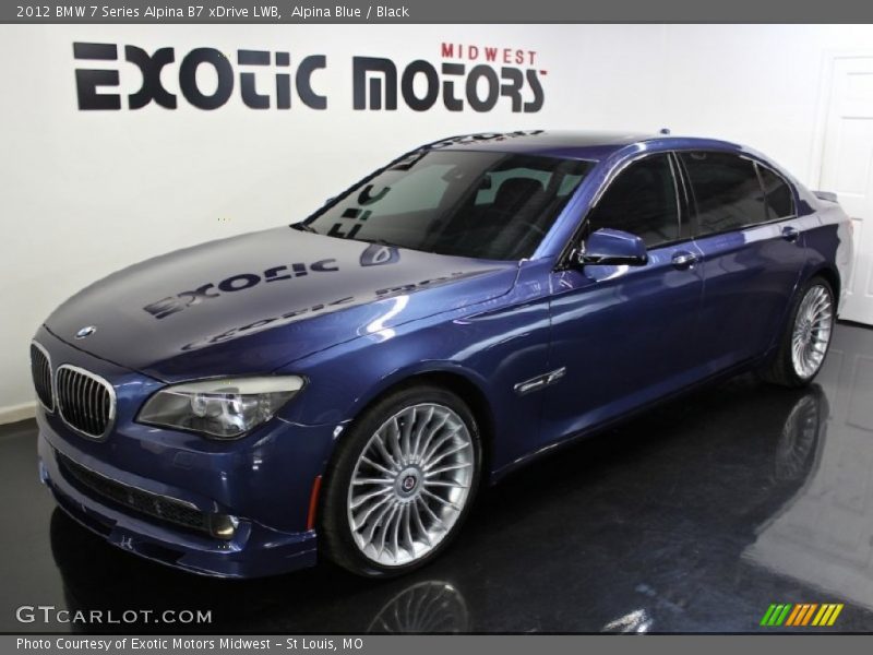 Alpina Blue / Black 2012 BMW 7 Series Alpina B7 xDrive LWB