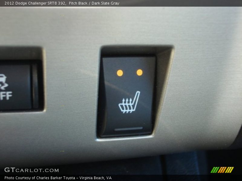 Pitch Black / Dark Slate Gray 2012 Dodge Challenger SRT8 392