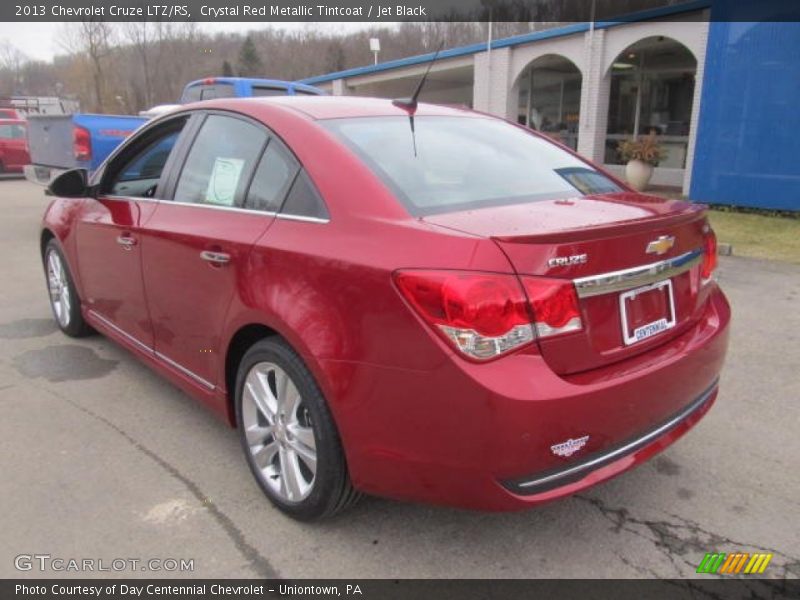 Crystal Red Metallic Tintcoat / Jet Black 2013 Chevrolet Cruze LTZ/RS